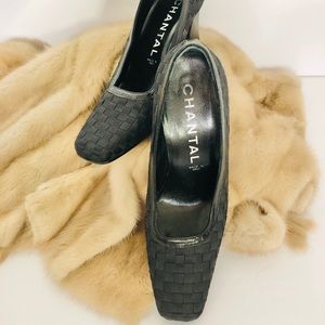 CHANTAL Checkered Pattern Pumps